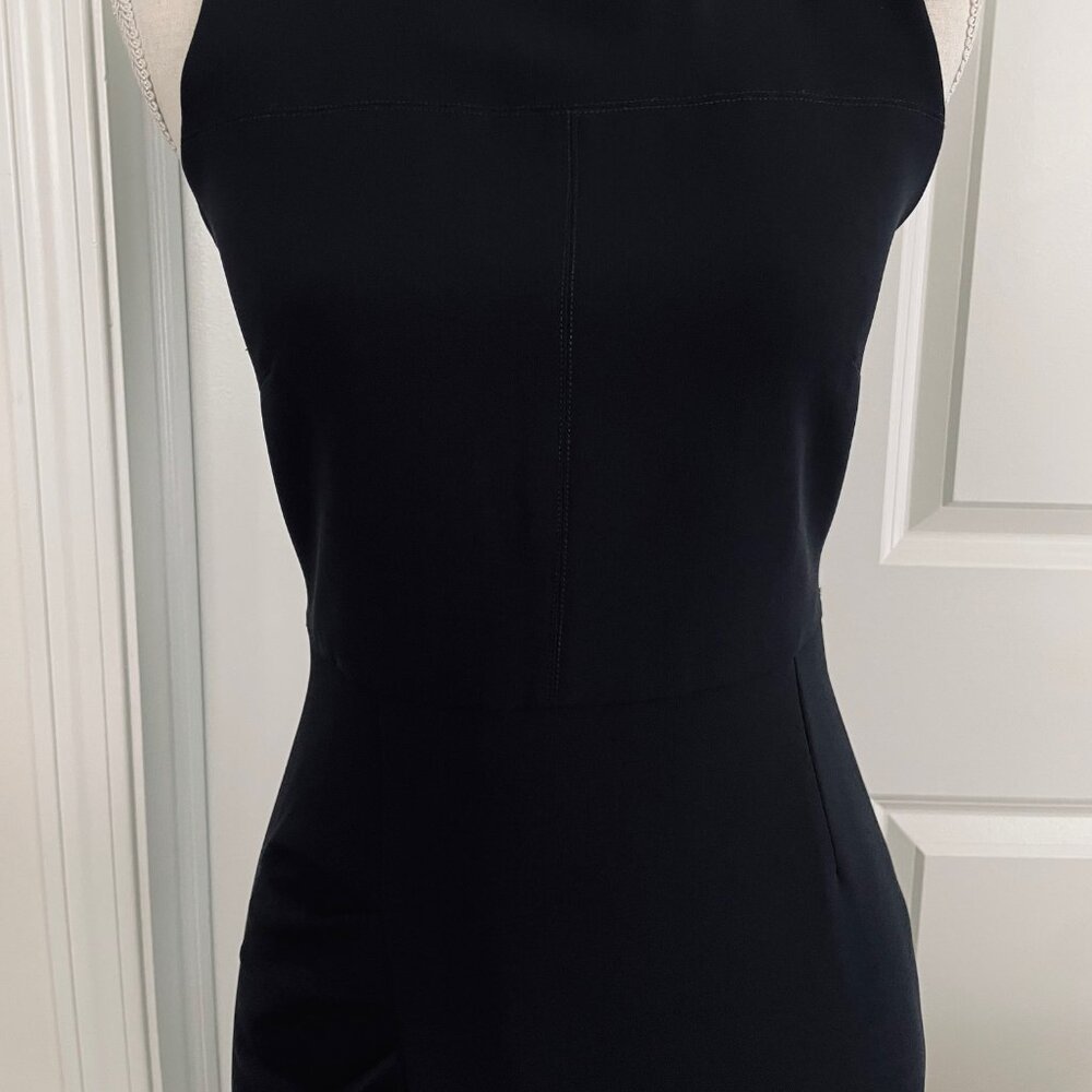 MAX MARA STUDIO BLACK WOOL SHEATH DRESS - SIZE 2 - Picture 7 of 10